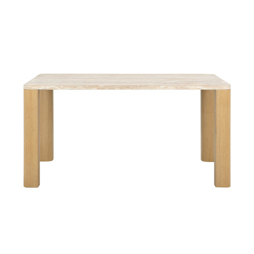Ronan Travertine Stone Dining Table