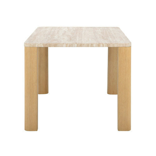 Ronan Travertine Stone Dining Table