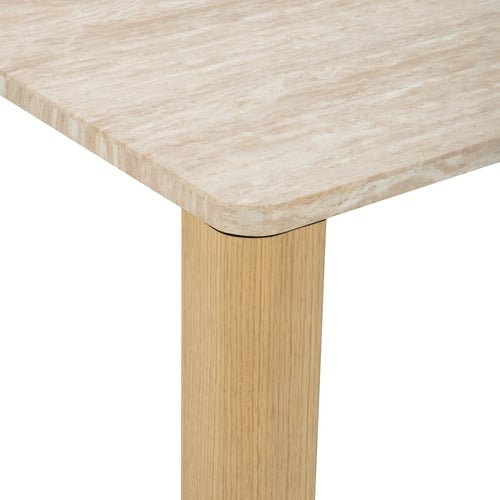 Ronan Travertine Stone Dining Table