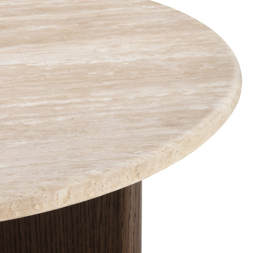 Annalisa Travertine Stone Coffee Table
