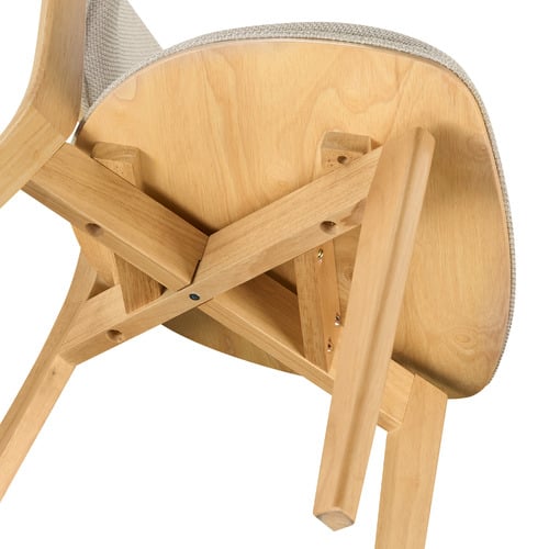 Meera Rubberwood Dining Chairs