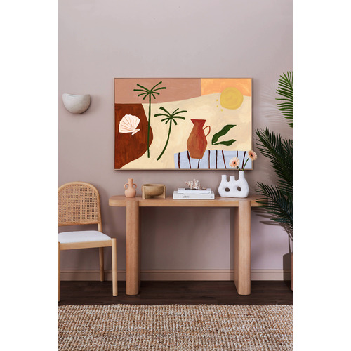 Sienna Coast Framed Canvas Wall Art