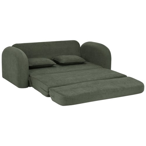 Georgia 3 Seater Queen Boucle Sofa Bed