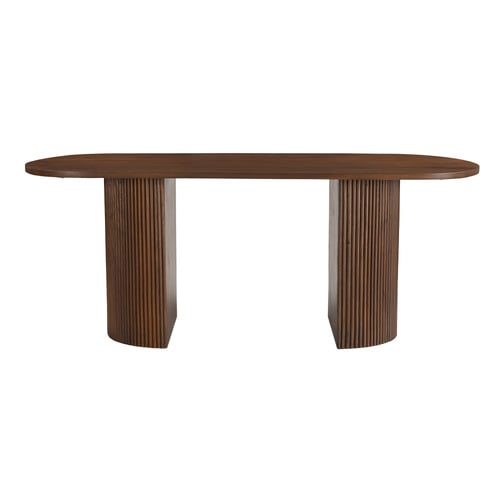Natural Anika Oval Mango Wood Dining Table