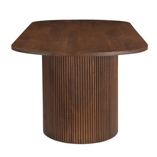 Natural Anika Oval Mango Wood Dining Table