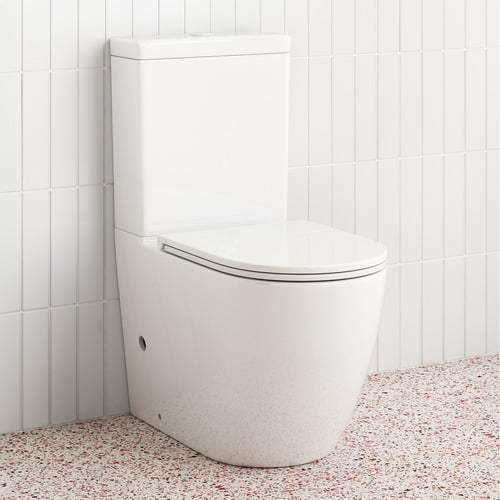 Delta Rounded Back to Wall Toilet Suite