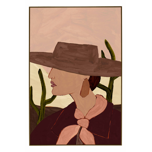 Desert Belle Framed Canvas Wall Art