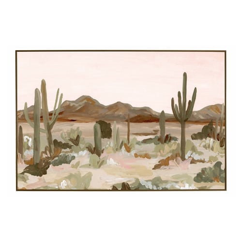 Desert Hues Framed Canvas Wall Art