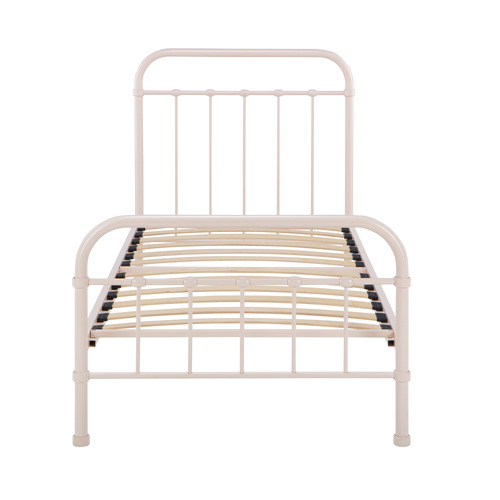 White Bailey Metal Bed Frame