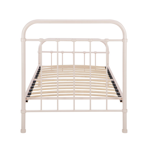 White Bailey Metal Bed Frame
