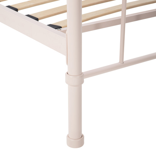 White Bailey Metal Bed Frame