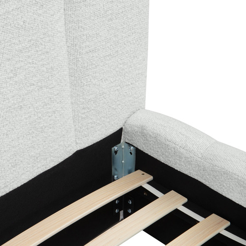 Natural Cora Boucle Bed