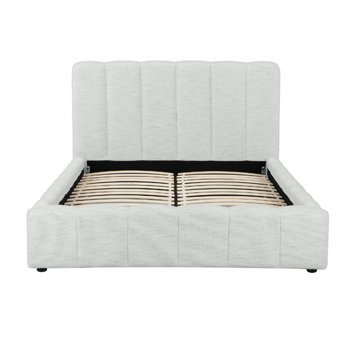 Natural Cora Boucle Bed