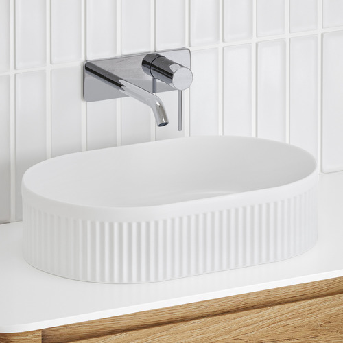 Kiora 500mm Pill Ceramic Above Counter Basin