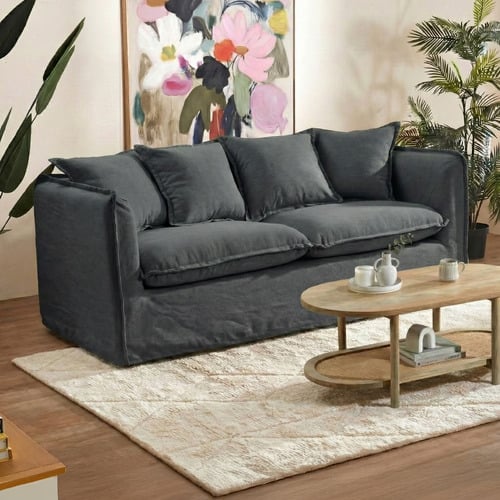 Montauk 2 Seater Upholstered Slipcover Sofa
