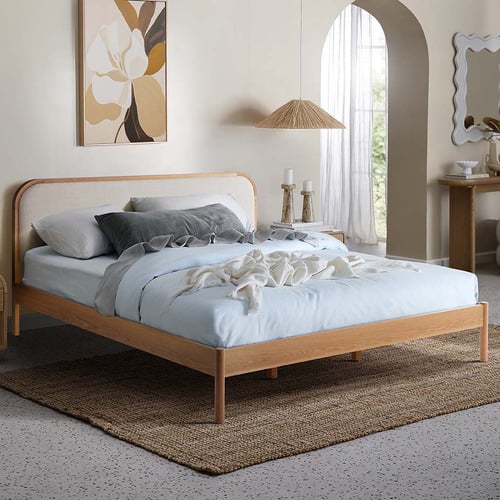 Barnaby Oak Wood Bed Frame