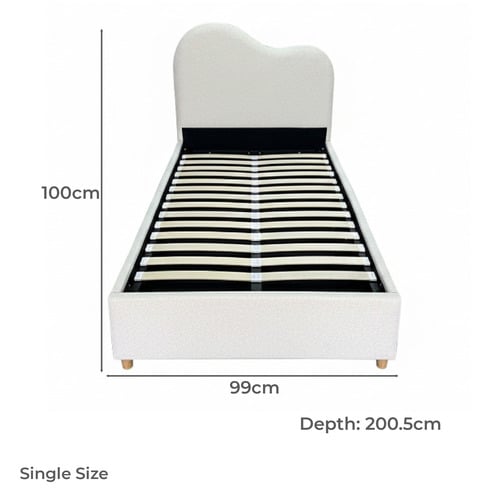 Cloud Boucle Gas Lift Bed