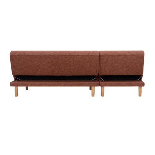Dylan 4 Seater Chenille Sofa Bed with Reversible Chaise