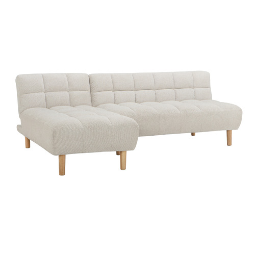 Dylan 4 Seater Chenille Sofa Bed with Reversible Chaise