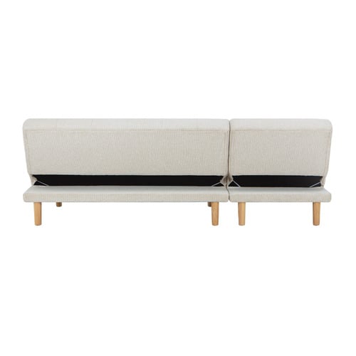 Dylan 4 Seater Chenille Sofa Bed with Reversible Chaise