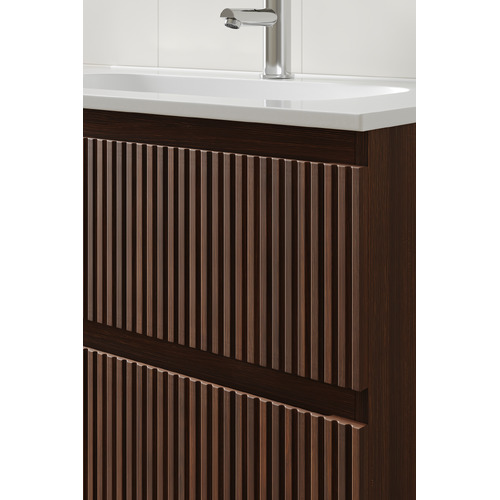 Panama 800mm Wall Hung Single Vanity with Integrated Basin