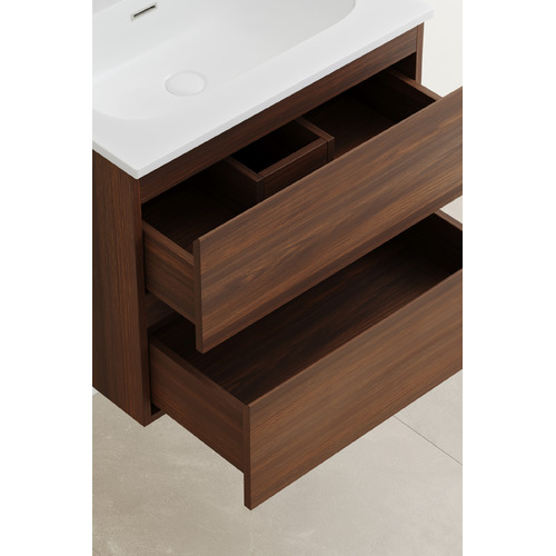 Havana 600mm Wall Hung Single Vanity with Integrated Basin