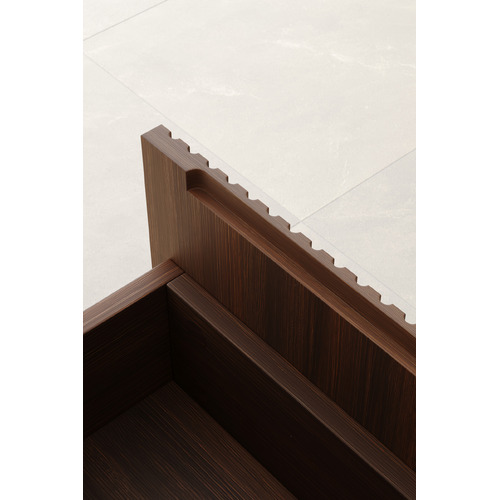 Panama 800mm Wall Hung Single Vanity with Integrated Basin