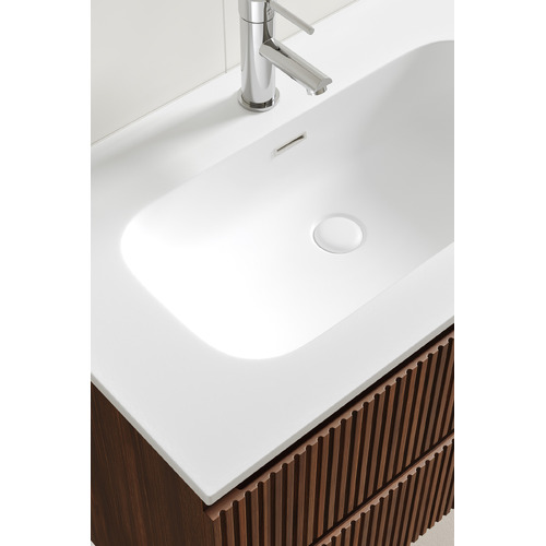 Panama 800mm Wall Hung Single Vanity with Integrated Basin