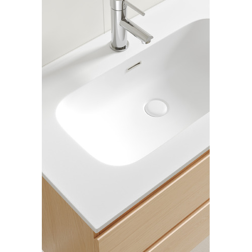 Havana 800mm Wall Hung Single Vanity with Integrated Basin