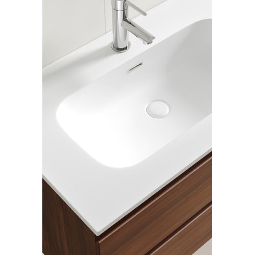 Havana 800mm Wall Hung Single Vanity with Integrated Basin