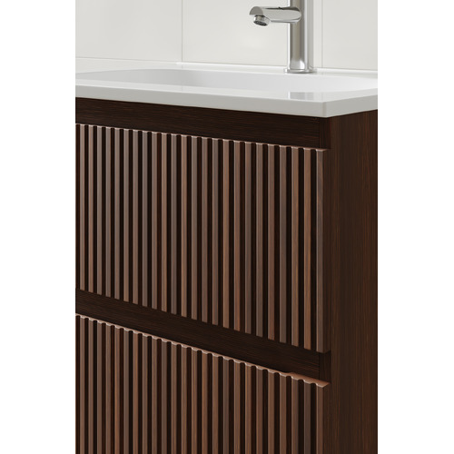 Panama 600mm Wall Hung Single Vanity with Integrated Basin