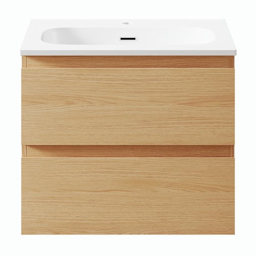 Havana 600mm Wall Hung Single Vanity with Integrated Basin
