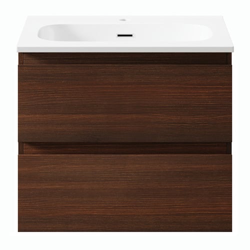 Havana 600mm Wall Hung Single Vanity with Integrated Basin