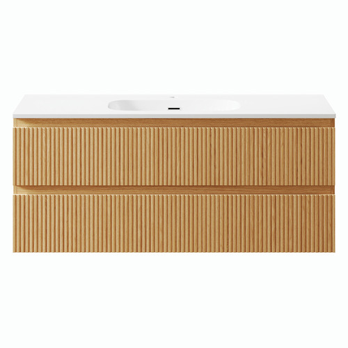 Panama 1200mm Wall Hung Single Vanity with Integrated Basin