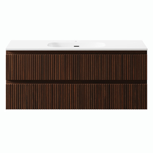 Panama 1200mm Wall Hung Single Vanity with Integrated Basin