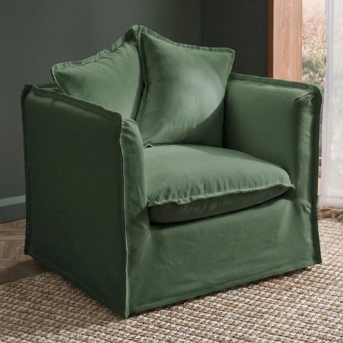 Montauk Upholstered Slipcover Armchair