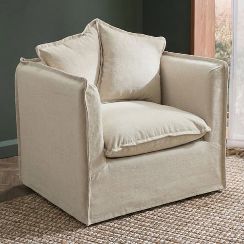 Montauk Upholstered Slipcover Armchair