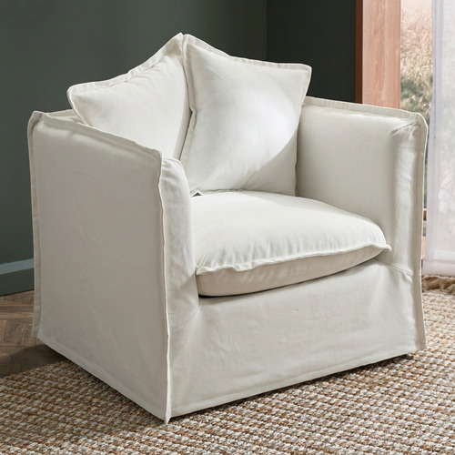 Montauk Upholstered Slipcover Armchair