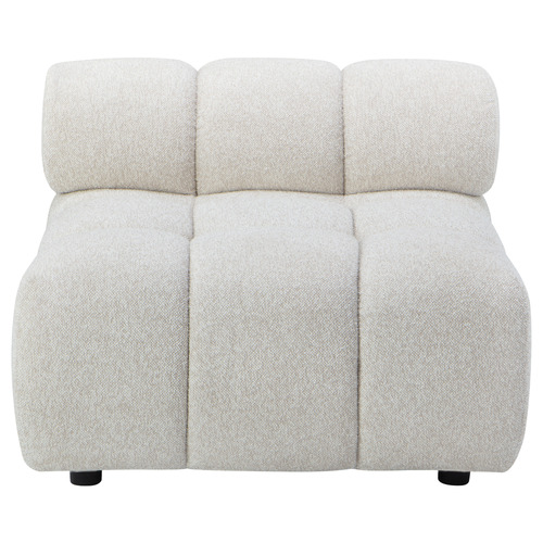 Levi Boucle Armless Lounge Chair
