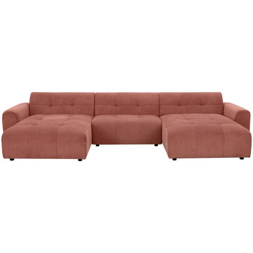 Quinn 6 Seater Chenille Sofa with Double Chaise