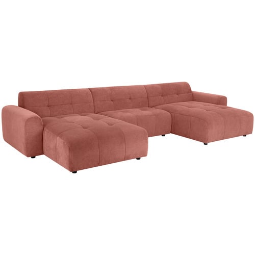 Quinn 6 Seater Chenille Sofa with Double Chaise
