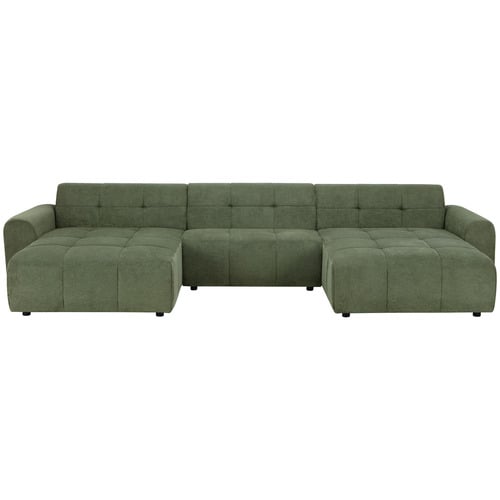 Quinn 6 Seater Chenille Sofa with Double Chaise