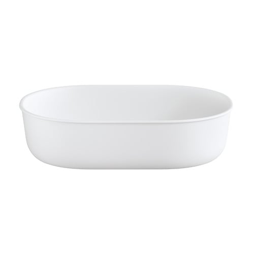 Cosmo 500mm Matte White Pill Ceramic Above Counter Basin