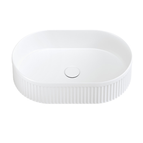 Kiora 500mm Pill Ceramic Above Counter Basin