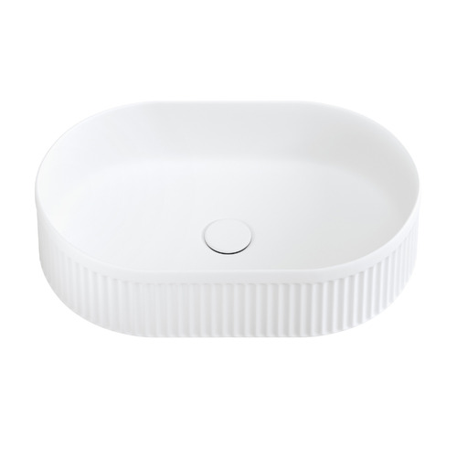 Kiora 500mm Pill Ceramic Above Counter Basin