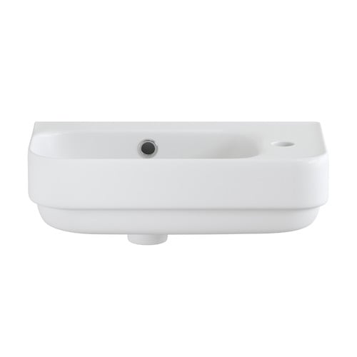 Sabina 450mm Gloss White Ceramic Wall Hung Basin