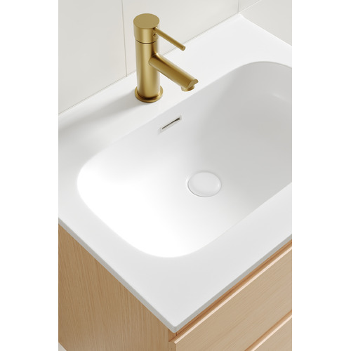 Havana 600mm Wall Hung Single Vanity with Integrated Basin
