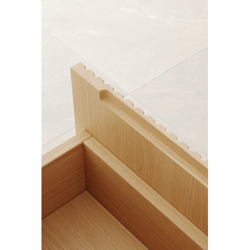 Panama 600mm Wall Hung Single Vanity with Integrated Basin