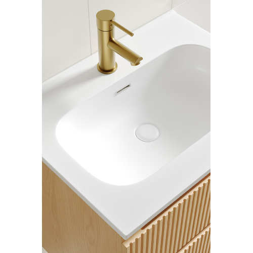 Panama 600mm Wall Hung Single Vanity with Integrated Basin