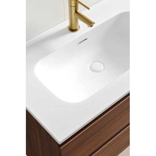 Havana 800mm Wall Hung Single Vanity with Integrated Basin